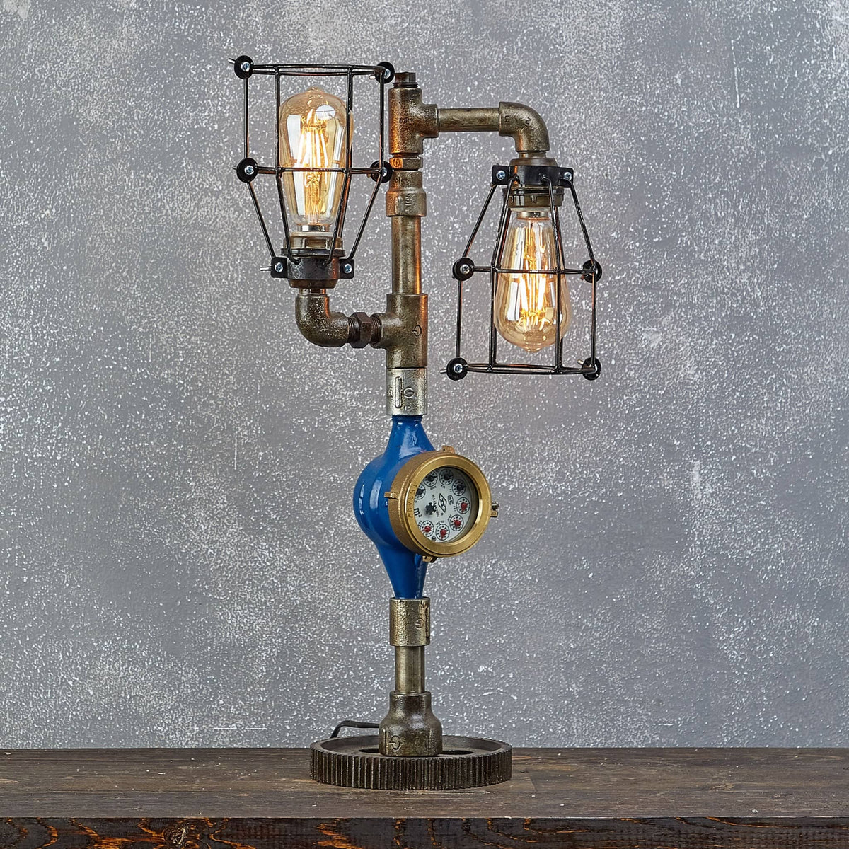 Industrial Steampunk Table Lamp