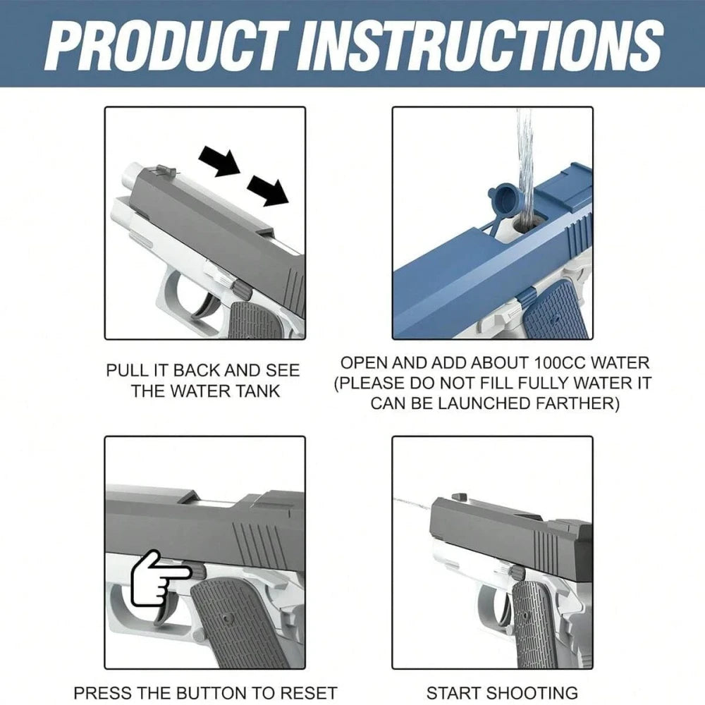 Pistol cu Apa pentru Copii