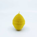 Natural bee wax handmade egg shape candle H9